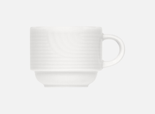 Cup stackable embossed 0.09l