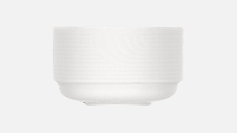 CARAT - Bowl round stackable embossed - 10cm/0.27l