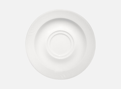Saucer double well embossed 16cm
