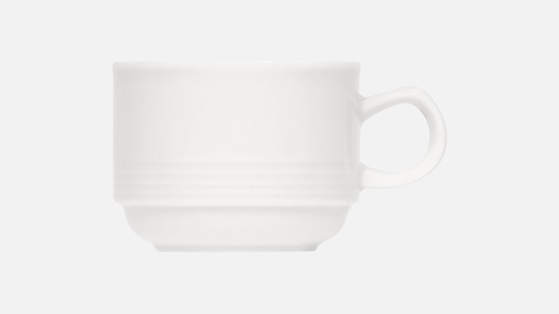 DIALOG - Obertasse stapelbar Relief - Kaffeetasse 0.18l