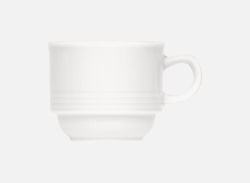 Obertasse stapelbar Relief 0.09l