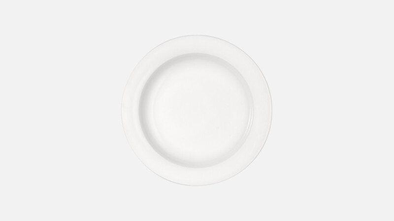 DIMENSION - Plate half-deep round with rim - 20cm
