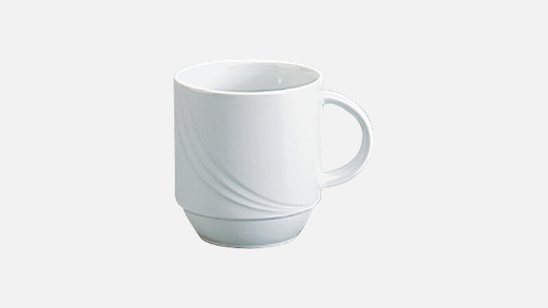DONNA - Becher stapelbar Relief - Kaffeebecher 0.28l