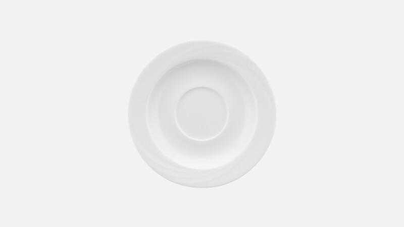 DONNA - Kombi-Untertasse rund Relief - 16cm