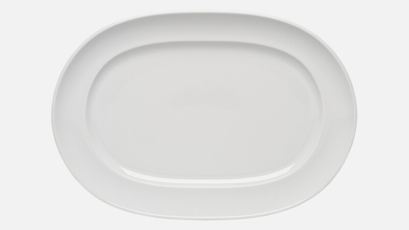ENJOY - Platte oval Fahne - Servierplatte 36x25cm