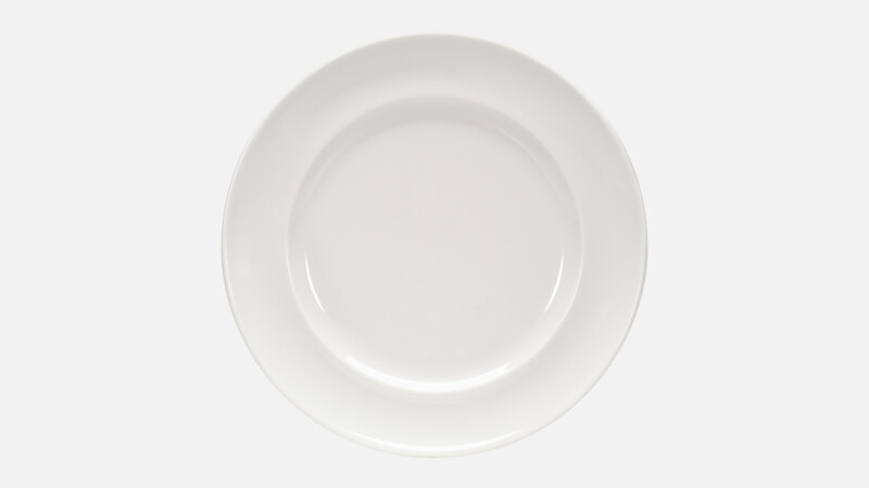 ENJOY - Teller flach rund schmale Fahne - Platzteller 32cm