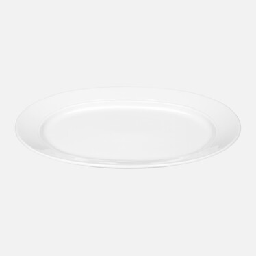 Platter oval with rim 29x21cm
