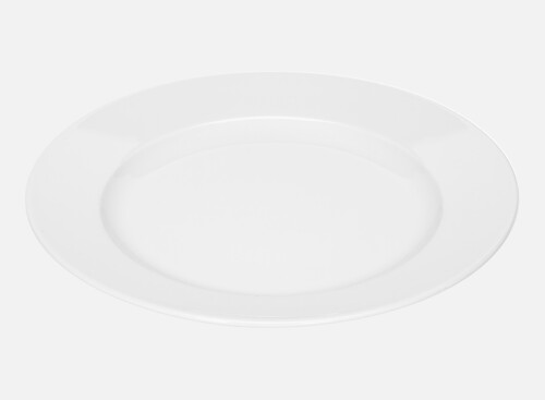 Teller flach rund Fahne 30cm