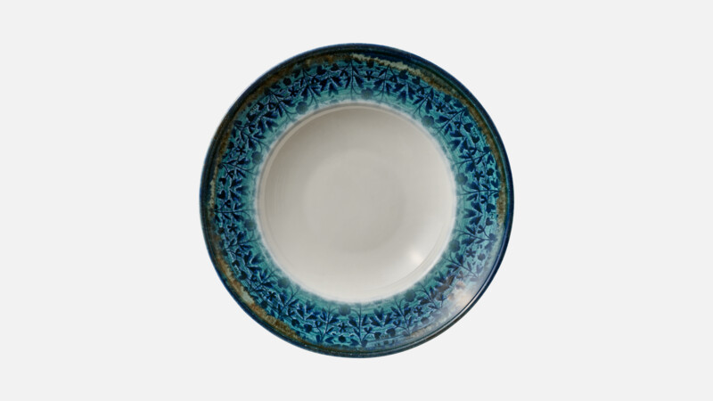 MIRAGE - Teller tief rund Fahne - indigo 27cm
