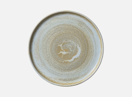 Plate round flat high rim 27cm