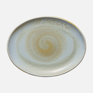 Platte oval coup 31x24cm