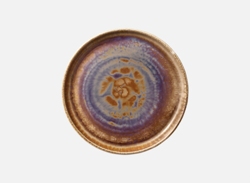 Plate round flat high rim 21cm