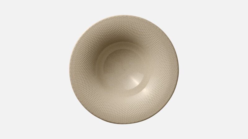 PINE - Teller tief rund coup Relief - almond 27cm