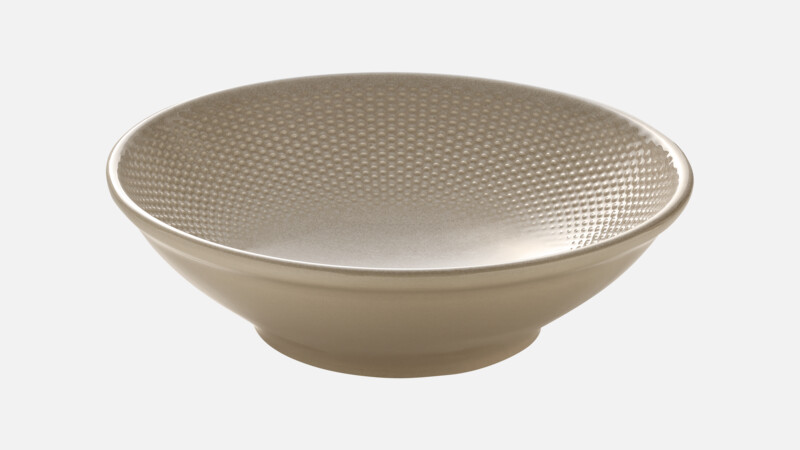 PINE - Schüssel rund Relief - almond 24cm/1.50l