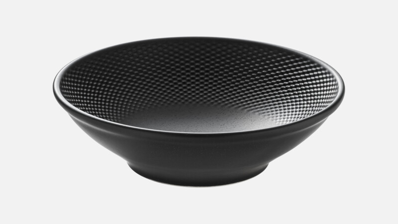 PINE - Bowl round embossed - coal 24cm/1.50l