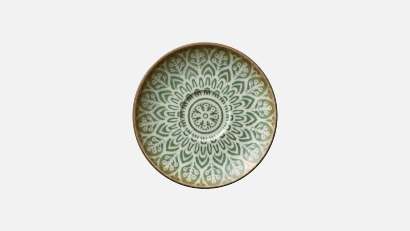 SOULMATE - Untertasse rund - jade 12cm