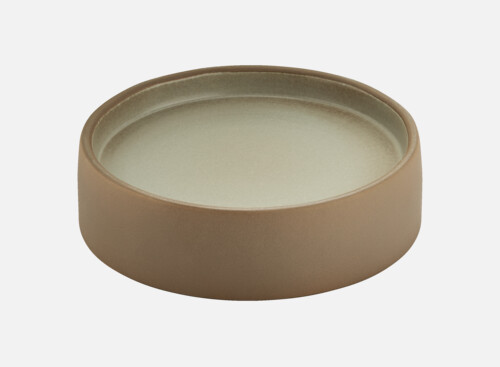 Teller flach/tief rund beige/grey 16cm