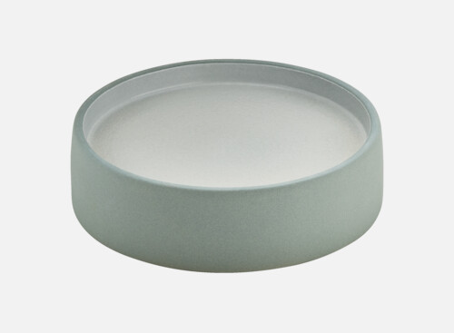 Teller flach/tief rund grey/white 16cm