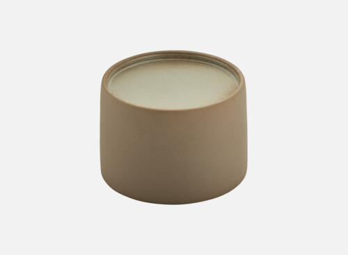 Bowl/Plateau rund beige/grey 10cm/0.38l