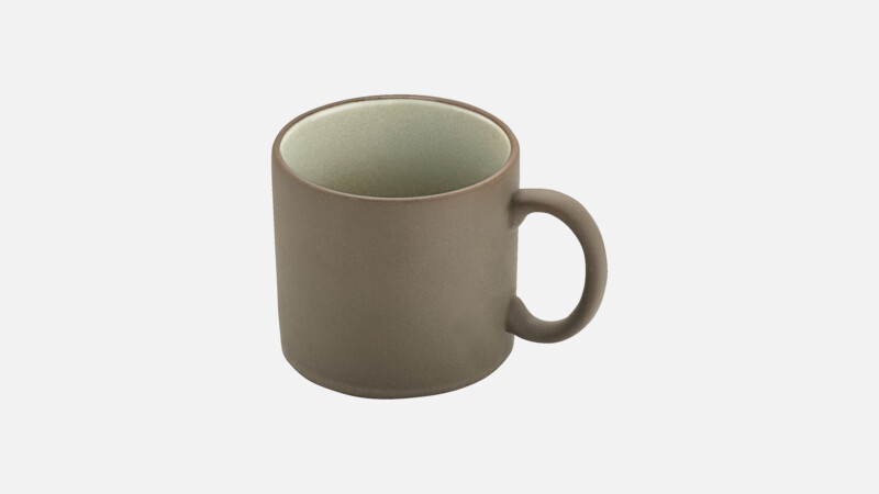 2IN1 - Obertasse - Kaffeetasse beige/grey 0.20l