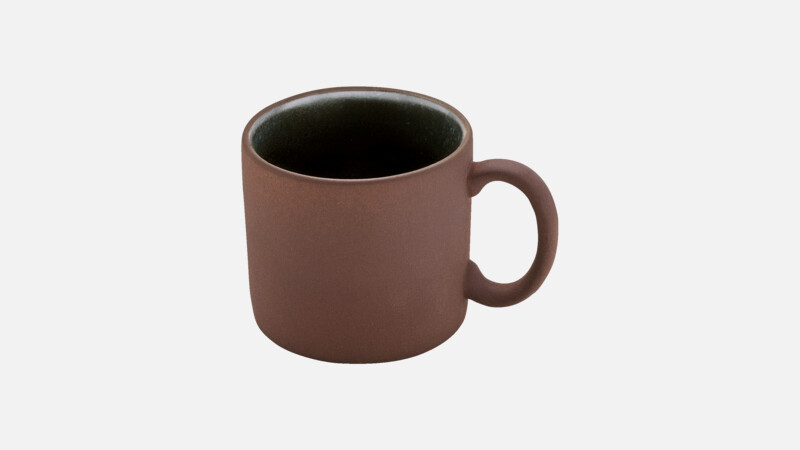 2IN1 - Obertasse - Kaffeetasse brown/black 0.20l