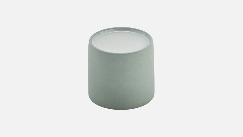 2IN1 - Obertasse/Plateau - Kaffeetasse grey/white 0.20l