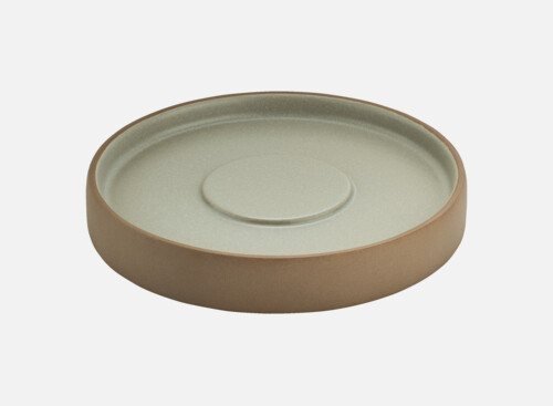Teller/Untertasse rund beige/grey 16cm