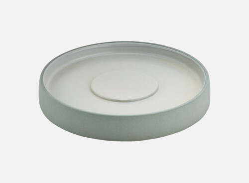 Teller/Untertasse rund grey/white 16cm