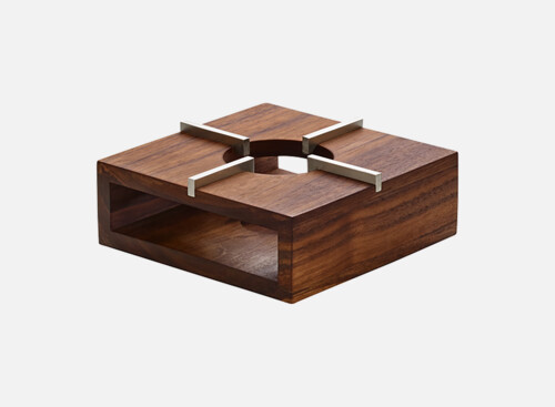 Warmer Nussbaum/Walnut 14x14cm