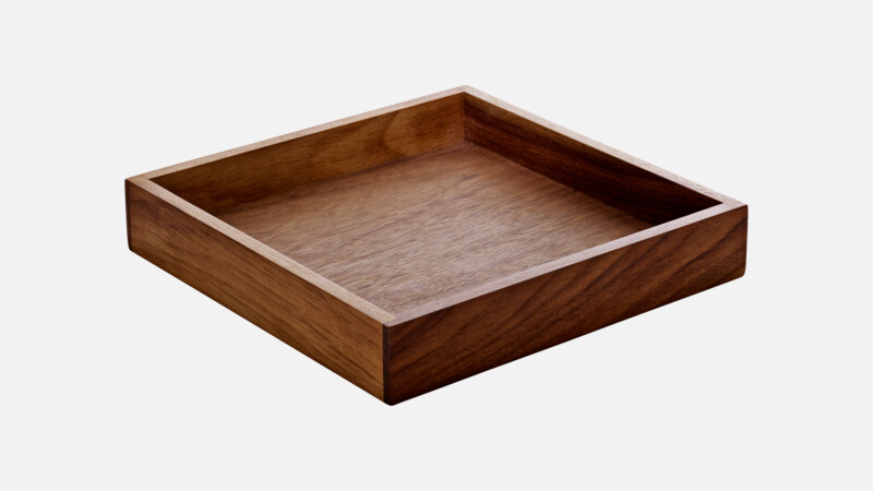 ANANTI - Menage quadratisch - Nussb./Walnut 18x18cm