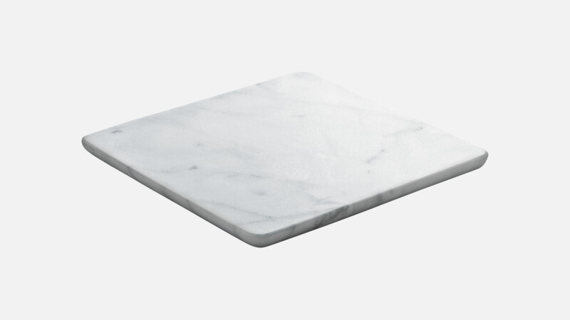 ANANTI - Platter square - Serving platter weiß/white 18x18cm