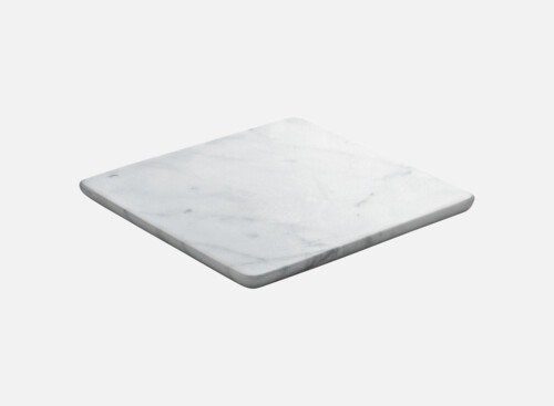 Platte quadratisch weiß/white 18x18cm