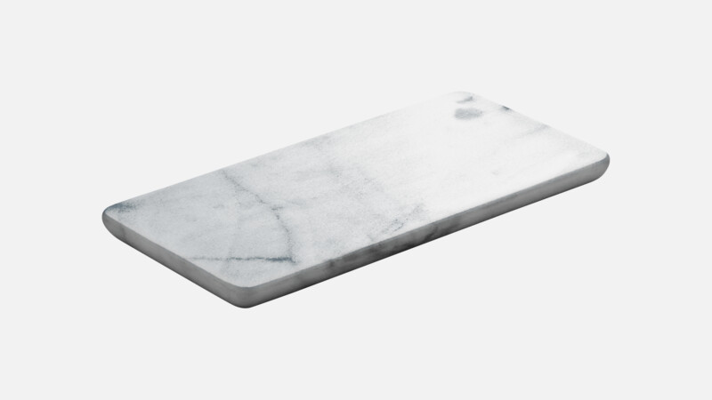 ANANTI - Platter rectangular - Serving platter weiß/white 18x9cm