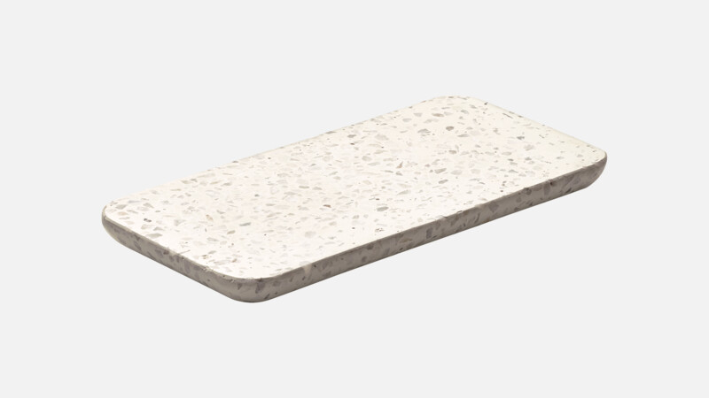 ANANTI - Platter rectangular - Serving platter hell/light 18x9cm