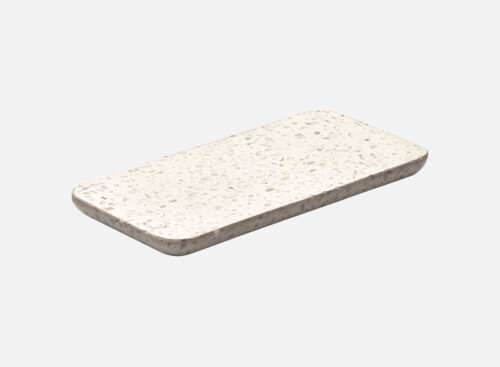 Platte rechteckig hell/light 18x9cm