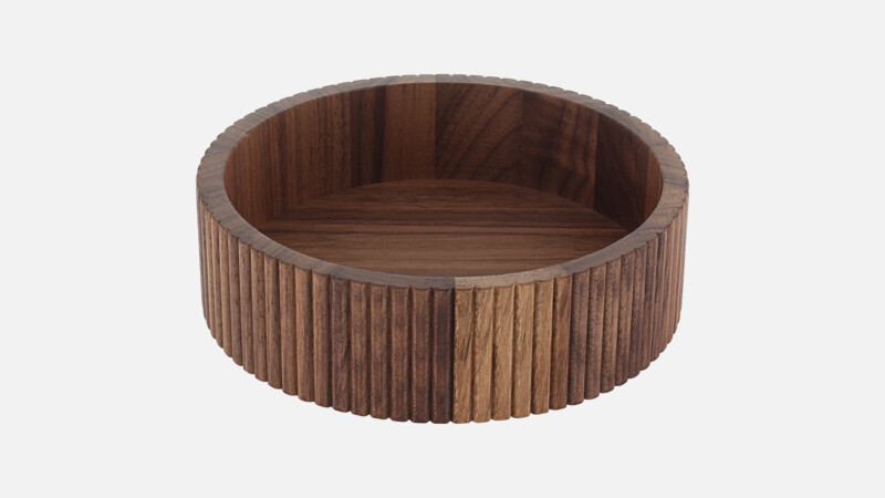 CESTO - Korb - Nussbaum/Walnut 16cm