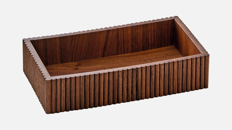 CESTO - Basket - Nussbaum/Walnut 21x11cm