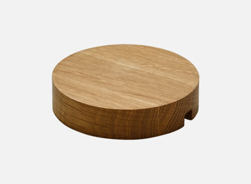 Plateau rund Eiche/Oak 9cm