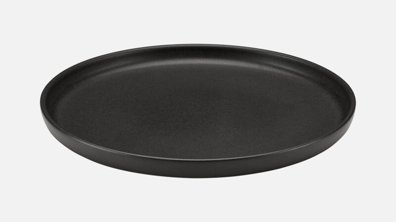 ELEMENTS - Teller flach rund - Speiseteller schwarz/black 28cm