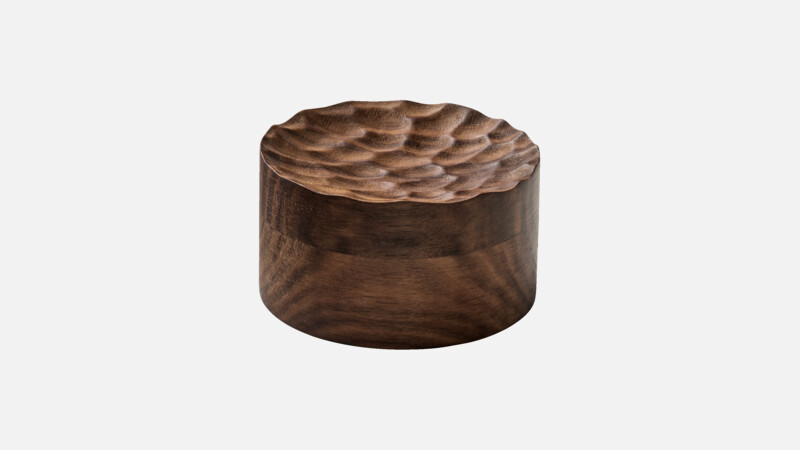 ELEVATE - Plateau rund - Nussbaum/Walnut 10cm