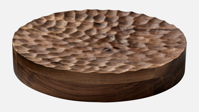 ELEVATE - Plateau rund - Nussbaum/Walnut 32cm