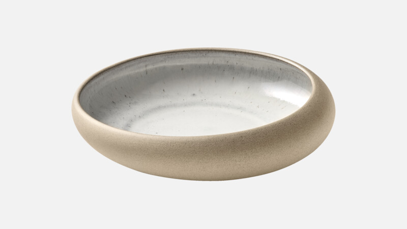 EMBRACE - Plate half-deep round coupe - hell/light 17cm
