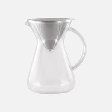Slow Coffee Maker silber/silver 0.60l