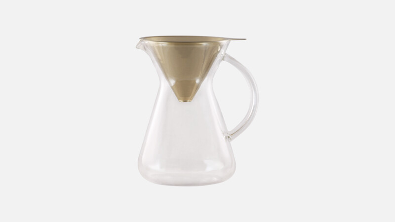FLOW & SERVE - Slow Coffee Maker - gold 0.60l