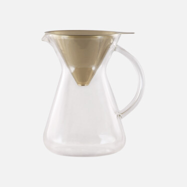 Slow Coffee Maker gold 0.60l