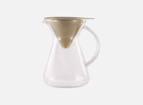 Slow Coffee Maker gold 0.60l