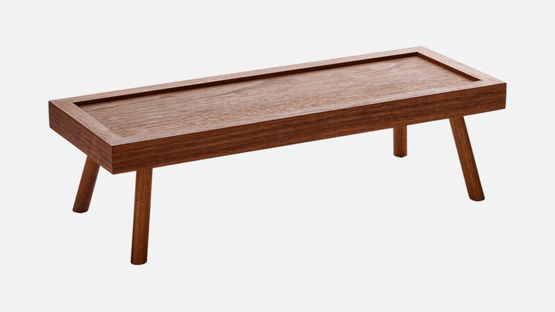 LOFT - Präsenter rechteckig - Nussb./Walnut 8cm/36x13cm