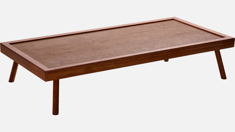 LOFT - Präsenter rechteckig - Nussb./Walnut 8cm/50x24cm