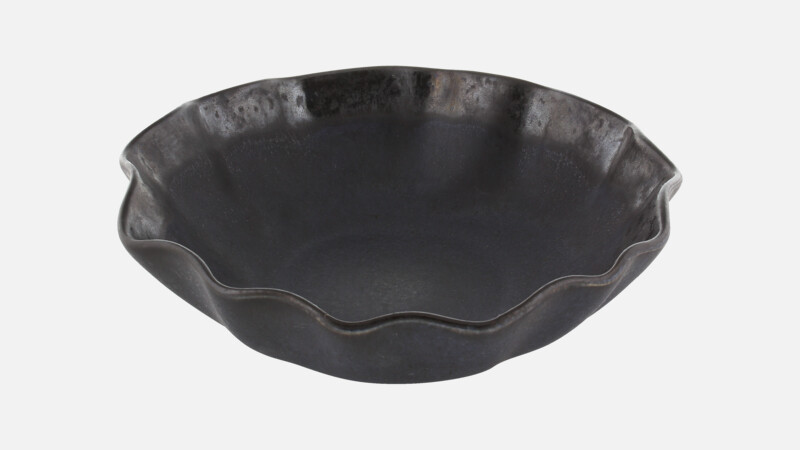 NAMI - Teller tief rund - ebony 22cm