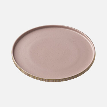 NARA - Plate fl. high rim embossed